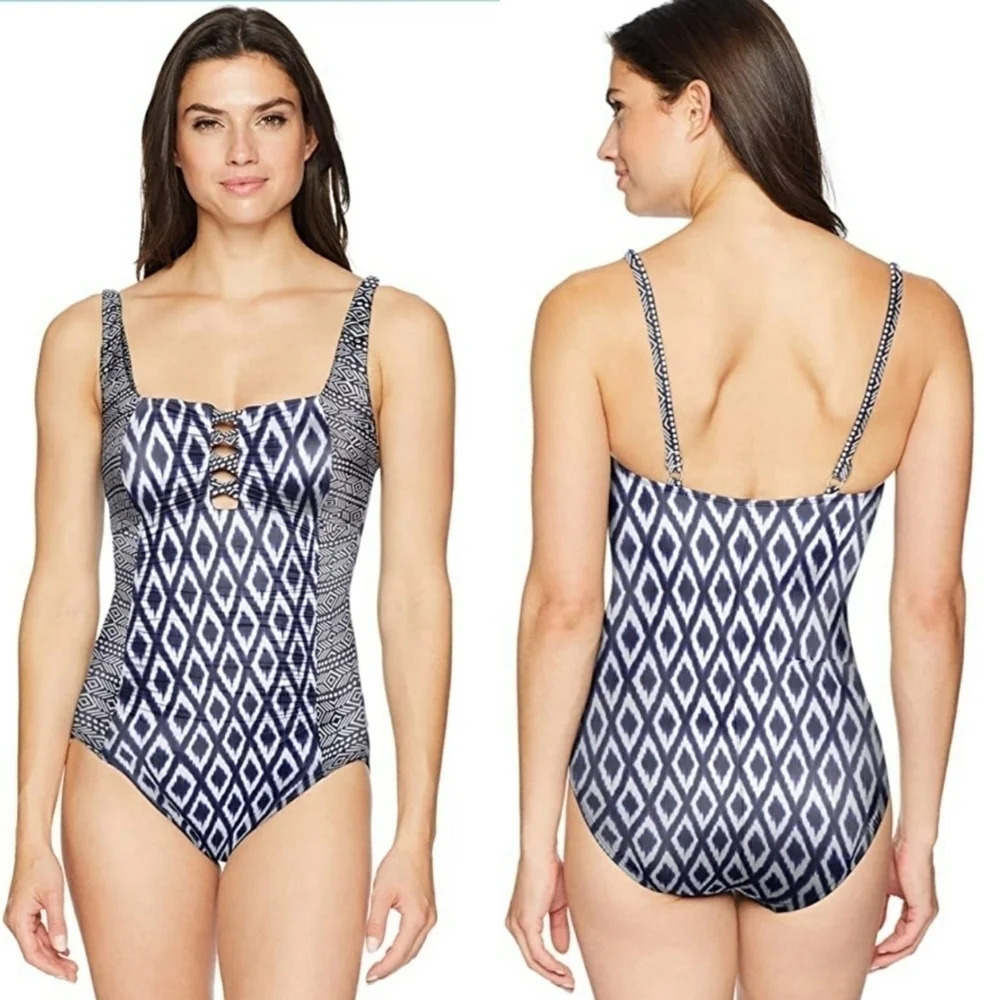 ⭐HP⭐*NWOT* Coastal Blue Control One Piece Swimsuit